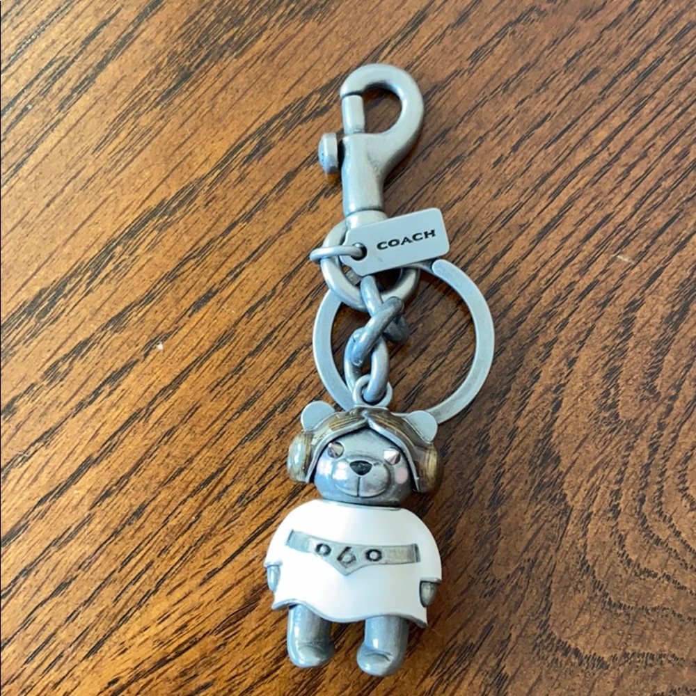 Coach key chain Princess Leia Bear